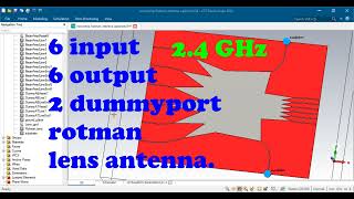 Compact TwoLayer Rotman LensFed Antenna Array at 24 GHz with matlab code ansys HFSS electronics [upl. by Trepur116]