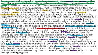 Liberalism essay feedback WAGOLL [upl. by Aicilas835]