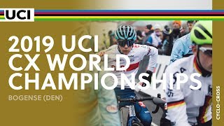 2019 UCI Cyclocross World Championships  Bogense DEN  Men Junior [upl. by Yecad]