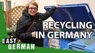 Recycling in Germany  Super Easy German 128 [upl. by Howes]