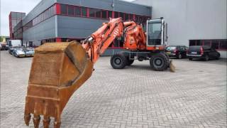 ATLAS 1504M MOBILE WHEELED EXCAVATOR 2003 9961HRS [upl. by Haggerty]