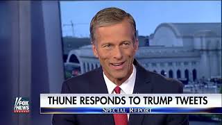 Senator Thune Calls President Trump’s Tweets “Not Presidential” [upl. by Sabas]