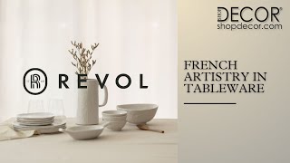 SHOPDECOR 🍽️ Revol French Artistry in Tableware 🍽️ [upl. by Ailin30]