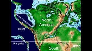 Plate Tectonic Evolution of North America  Scotese Animation [upl. by Divadnhoj]