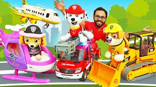 ¿Qué coches de juguete necesitan los Paw Patrol Video de la Patrulla Canina para niños [upl. by Akimat186]