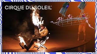 A Mesmerizing Journey Through “O” Barge Bateau amp Fire  Cirque du Soleil [upl. by Sualkcin875]