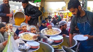 Pakistani Street Food Dal Chawal Rs60 Only  Crazy Rush For Daal Chawal  Gujranwala Street Food [upl. by Agem]