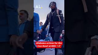 Alabama arrives for the Iron Bowl vs Auburn RollTide [upl. by Ares734]