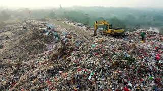 Garbage  Waste Management  Landfill of Garbage  Free Stock Footage  No Copyright Video Footage [upl. by Uno]