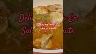 Pollo en Salsa de Tomate polloensalsadetomate marilinnvlogs shorts [upl. by Thema70]