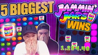 FRUITY SLOTS TOP 5 JAMMIN JARS BIG WINS Find Best Slot Sites UK at Fruityslotscom 🎖️ [upl. by Aluk]