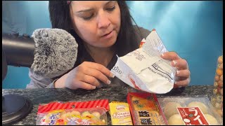 ASMR Mukbang Eating Asian Snacks  Taste amp Tingle 6 Different Sounds [upl. by Zetniuq]