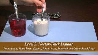 Thickened Liquid Consistencies [upl. by Lekym]