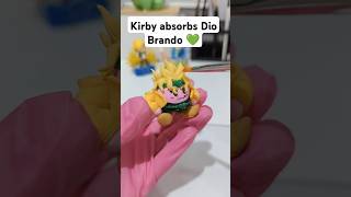 Kirby obtains a stand 😈🌎 jjba diobrando kirby polymerclay anime [upl. by Eetnahc]