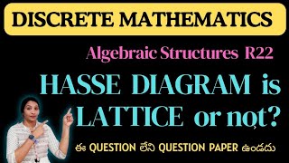 Discrete Mathematics very Important Question  DMGT R23 Hasse Diagram  Lattice in Discrete Maths [upl. by Hanima]