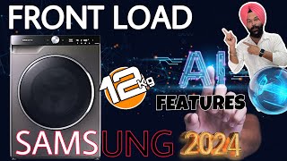 samsung front load washing machine 12kg with AI Technology Smart Thing Digital Inverter 2024 [upl. by Asenad784]