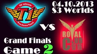 SKT T1 vs RYL  SK Telecom T1 vs Royal Club Game 2  Finals of Season 3 World Championship  S3 VOD [upl. by Nnyltiac]