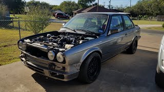 BMW E30 M30B35 Turbo Idling [upl. by Nodnelg]