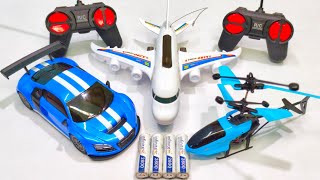 Radio Control Airplane A380 and Remote Control Racing Rc Car Unboxing rc helicopter aeroplane car [upl. by Akimrej]