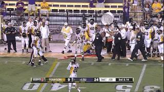 09292012 Towson vs LSU Football Highlights [upl. by Balduin154]