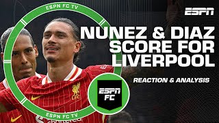 REACTION to Liverpool vs Bournemouth 🔥 Nunez needs to be consistent  Craig Burley  ESPN FC [upl. by Yniar]