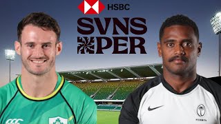 IRELAND 7s vs FIJI 7s Perth SEVENS BRONZE FINAL 2024 Live Commentary [upl. by Vanderhoek506]