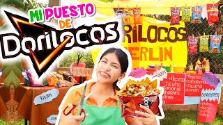 🌽MI PUESTO DE DORILOCOS 🥕🥒 CUERITOS PEPINOS CHAMOY GOMITAS ¡ECHÉLE GUERITA🤤 Conny Changarros [upl. by Gaskill]