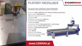 Frezarki CNC plotery frezujące CORMAK  Frezowanie aluminium [upl. by Cassil874]