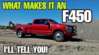 FORD F450 Pickup vs F350 Specs FAIR COMPARISON [upl. by Viradis]