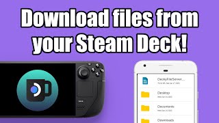 DeckyFileServer  Easily download files from your Steam Deck [upl. by Nnaihs186]