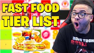 MindOfRez Makes his FAST FOOD Tier List [upl. by Hanfurd]