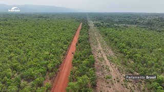 Nova estrada CuiabáChapada dos Guimarães MT030 mais segurança até o parque Audiodescrição [upl. by Eirrotal]