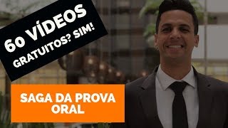 60 VÍDEOS de PERGUNTAS e RESPOSTAS GRATUITOS  DIREITO  Vídeo 1 de 60 Saga da Prova Oral [upl. by Trinidad]