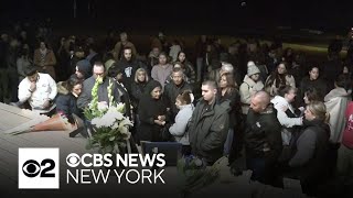 Hundreds attend vigil for mother 2 sons shot in Westchester County [upl. by Neeluj]