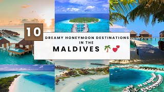 10 Dreamy Honeymoon Destinations in the Maldives 🌴 travel fyp maldives explore honeymoon [upl. by Iraj]