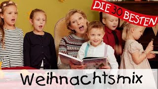 Weihnachtsliedermix 30 Minuten zum Mitsingen Tanzen und Bewegen  Kinderlieder [upl. by Elmer]