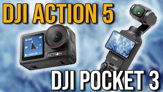 DJI ACTION 5 vs POCKET 3 The Ultimate Showdown [upl. by Fuchs]