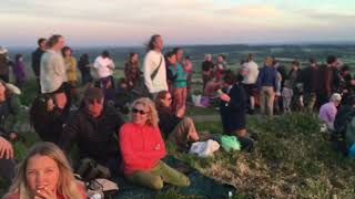 E1248 we have arrived Glastonbury Tor Summer solstice 2024 [upl. by Slifka902]