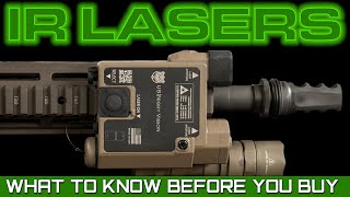 IR LasersIlluminators For Night Vision  What To Know Before You Buy  PEQ15 MAWL DVIR TRIAD [upl. by Ahsinak]