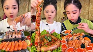 ASMR CHINESE FOOD MUKBANG EATING SHOW  먹방 ASMR 중국먹방  XIAO YU MUKBANG 121 [upl. by Evered264]