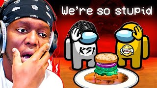 NEW 2 HOURS OF SIDEMEN AMONG US TO WATCH WHILE YOU EAT [upl. by Claudianus410]