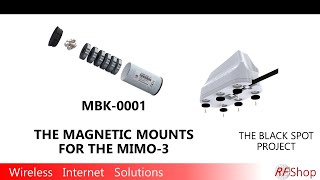 Magnetic mount MBK0001 for the Poynting MIMO3 antennas [upl. by Ainad]