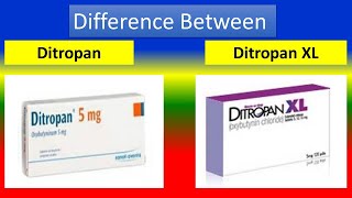 Difference between Ditropan and Ditropan XL [upl. by Aylmar]