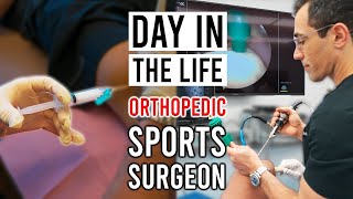 Day in the Life  Orthopedic Sports Surgeon Ep 18 [upl. by Las247]