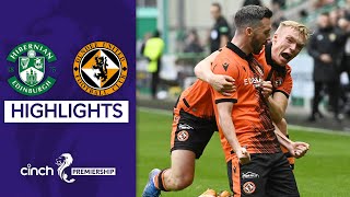 Hibernian 03 Dundee United  United Provide Inch Perfect Display  cinch Premiership [upl. by Brianne]