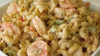 How to make Seafood Salad  Shrimp Macaroni Salad [upl. by Biel]