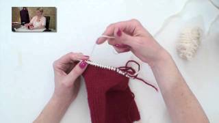 Learn to Knit a Christmas Stocking  Part 2 [upl. by Ahs157]