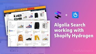 Algolia Search  Shopify Hydrogen The fastest ecommerce experience [upl. by Eelamme217]