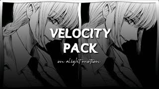 Popular Velocity Pack on Alight Motion  make a velocity edit with me  Link  XML File  Moonie [upl. by Fates]