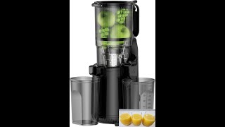 Cold Press Juicer Amumu Slow Masticating  Best cold press juicer under 200  juice machine [upl. by Adnohsar945]